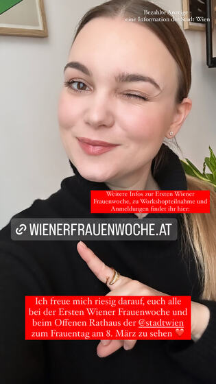 Influencer Kampagne Wiener Frauenwoche